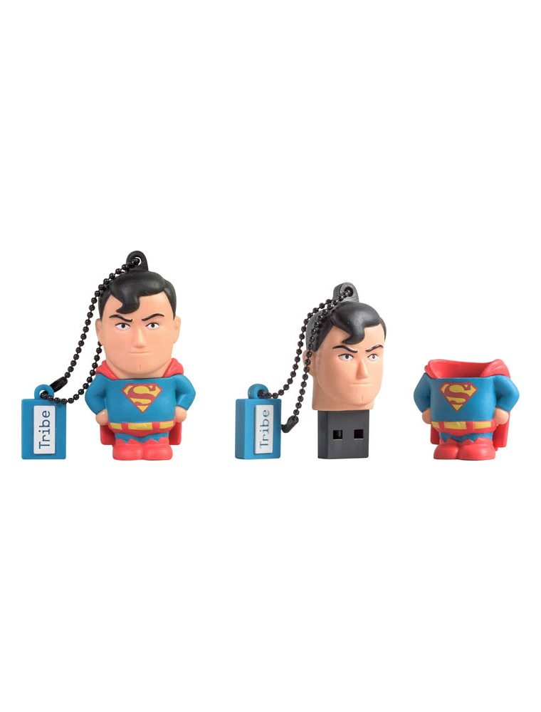 TRIBE USB KEY DC SUPERMAN 8GB CHIAVETTE - MEMORIE