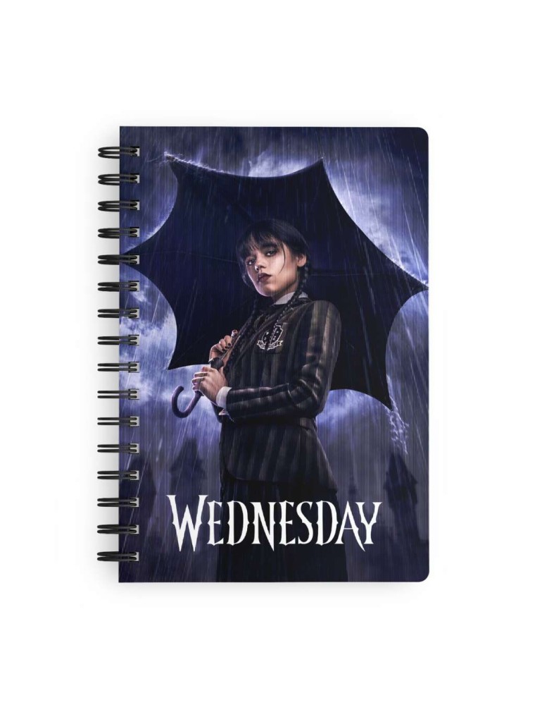 WEDNESDAY RAIN WEDNESDAY 3D EFFECT NBOOK Taccuino Sd Toys