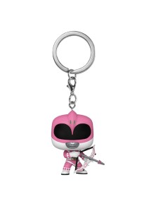 Power Rangers 30th Pop! Vinile Portachiavis 4 Cm Pink Ranger  Funko