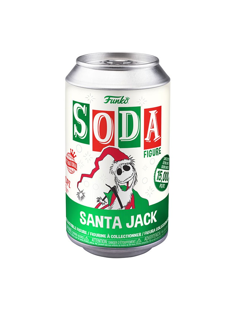 Funko Soda Nightmare B.c. Santa Jack W/chase Disney Before Natale