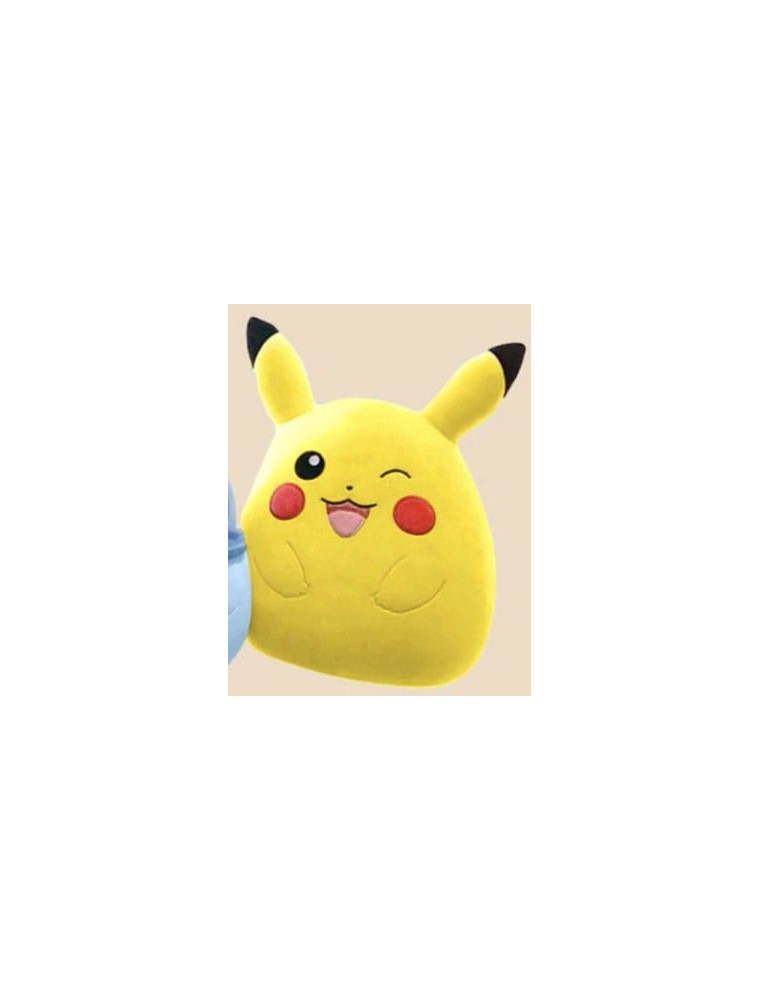 Squishmallows Peluche Figura Pokemon Winking Pikachu 35 Cm Jazwares