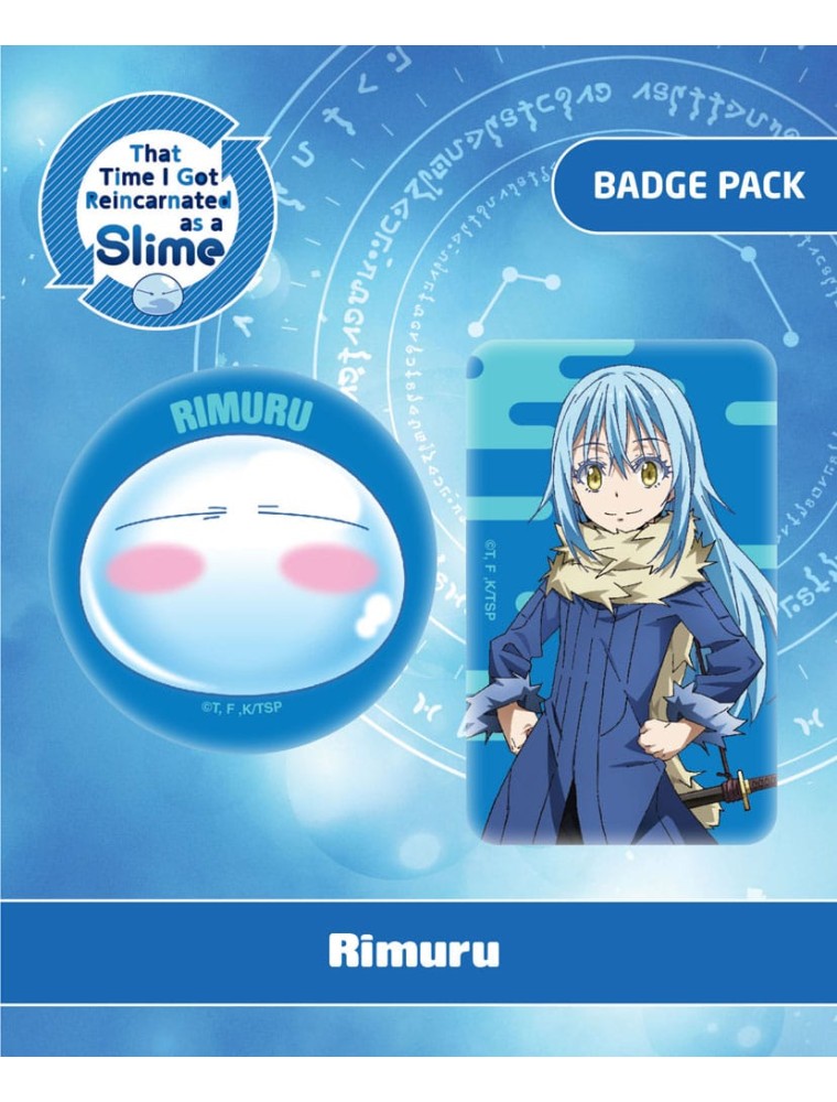 That Time I Got Reincarnated As A Slime Spilla Badges 2-pack Rimuru Popbuddies