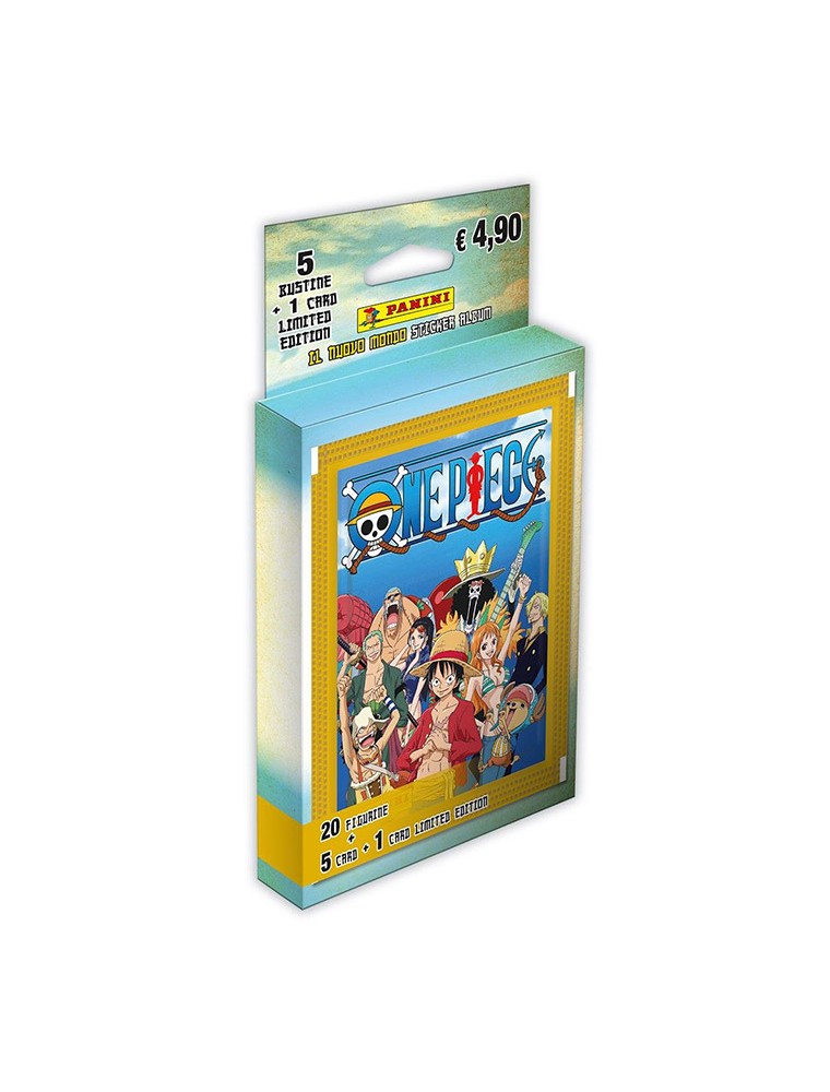 ONE PIECE STICKER ECOBLISTER 5 BUSTE - CARTE DA COLLEZIONE PANINI