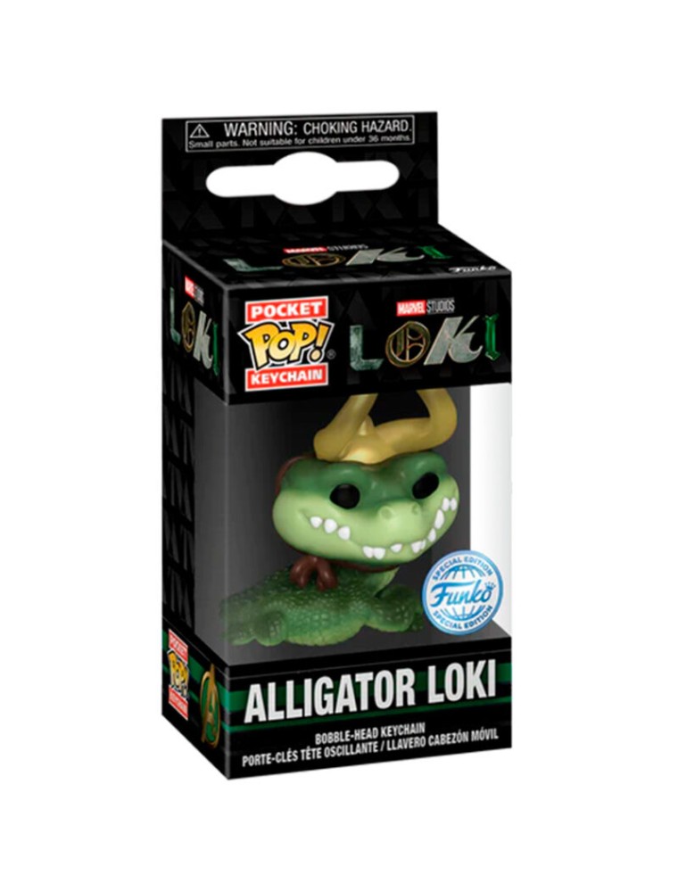 Pocket Pop Portachiavi Marvel Loki Alligator Loki Funko