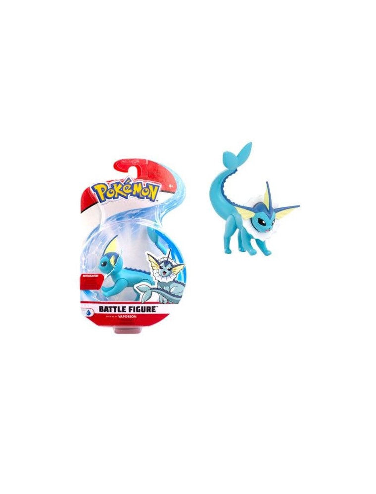 Pokémon Battle Figura Pack Mini Figura Pack Vaporeon 5 Cm Jazwares