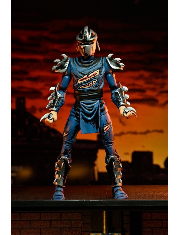 Tartarughe Ninja (mirage Comics) Action Figura Battle Damaged Shredder 18 Cm Neca