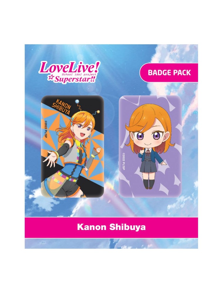 Love Live! Spilla Badges 2-pack Kanon Shibuya Popbuddies