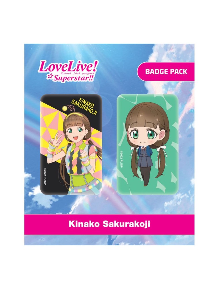 Love Live! Spilla Badges 2-pack Kinako Sakurakoji Popbuddies