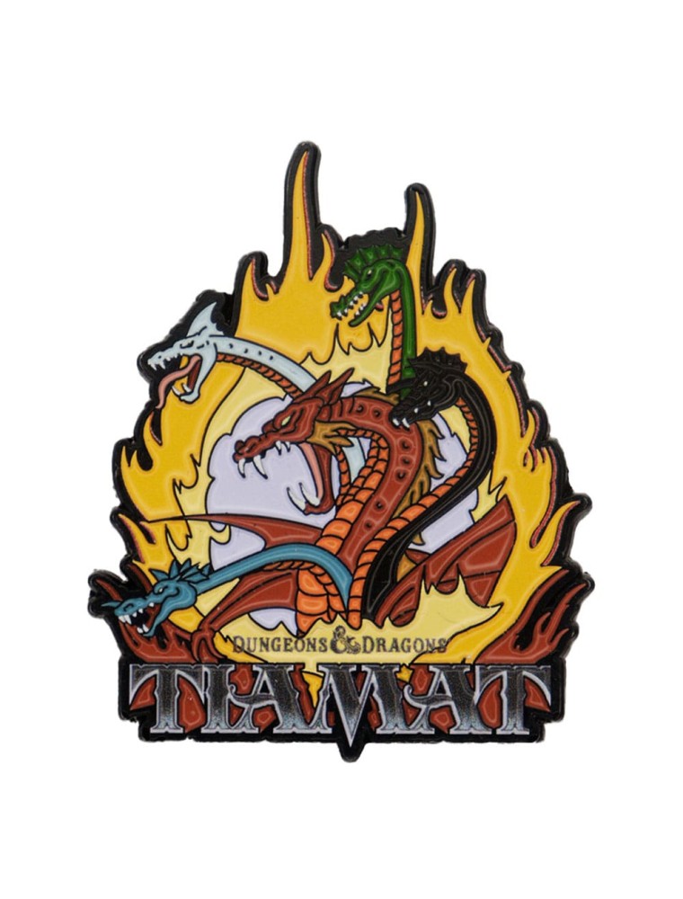 Dungeons & Dragons: The Cartoon Spilla Badge 40th Anniversary Tiamat Fanattik