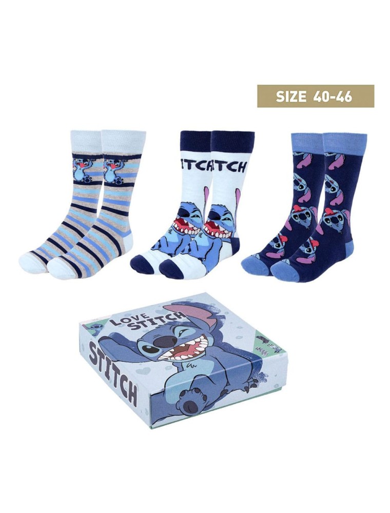 Lilo & Stitch Calzini 3-pack Love Stitch 40-46 Cerdá