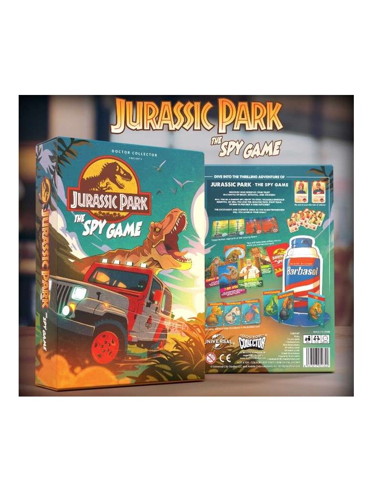 JURASSIC PARK THE SPY GAME Gioco Da Tavolo Doctor Collector