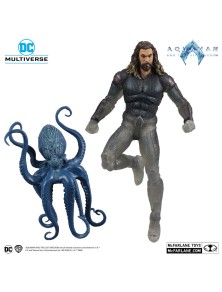 Aquaman E The Lost Kingdom Dc Multiverse Action Figura Aquaman (stealth Suit Con Topo) (gold Label) 18 Cm Mcfarlane Toys