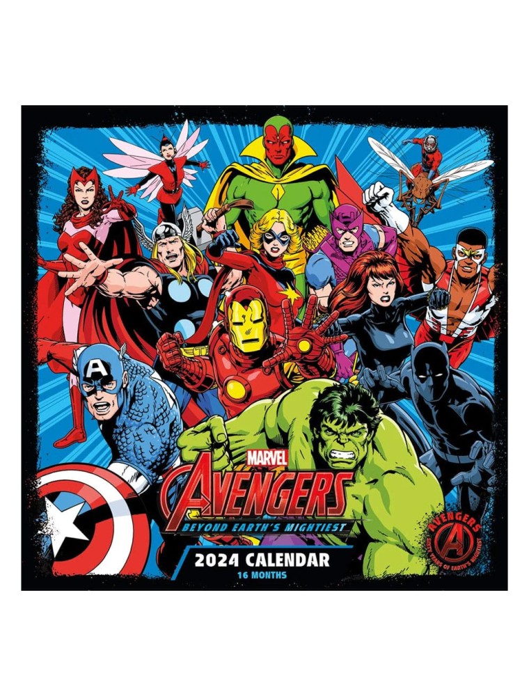 Marvel Calendar 2024 Avengers Pyramid International