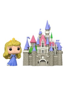 Disney: Ultimate Princess Pop! Town Vinile Figura Aurora & Castle (la Bella Addormentata) 9 Cm Funko