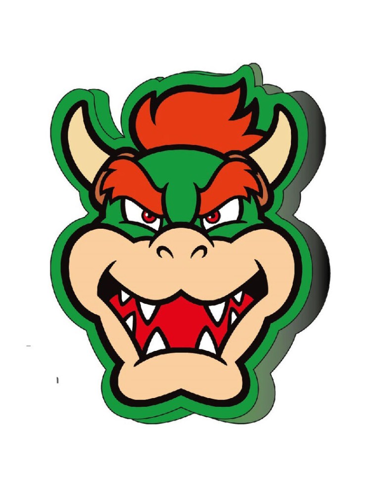 Super Mario Bros Bowser 3d Cuscino Nintendo