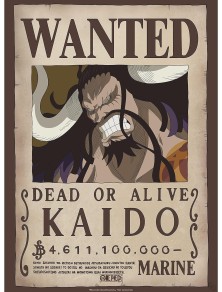 One Piece - Poster Ricercato "Wanted Kaido" 52 x 38 cm AbyStyle