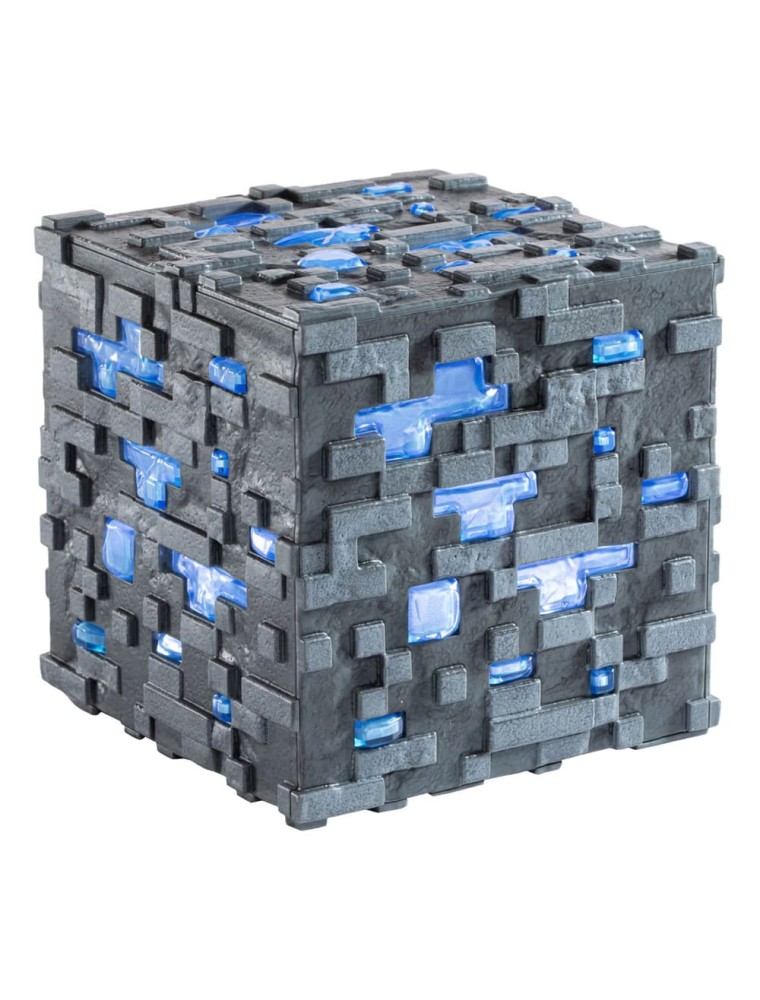 Minecraft Replica Illuminating Diamond Ore Cube 10 Cm Noble Collection