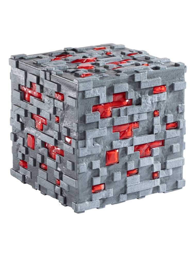 Minecraft Replica Illuminating Redstone Ore Cube 10 Cm Noble Collection