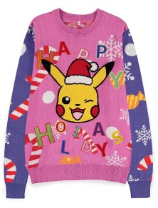 MAGLIONE NATALE POKEMON PIKACHU PATCHED XXL - ABBIGLIAMENTO