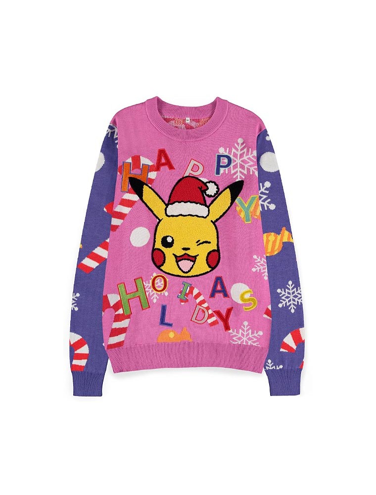 MAGLIONE NATALE POKEMON PIKACHU PATCHED XXL - ABBIGLIAMENTO