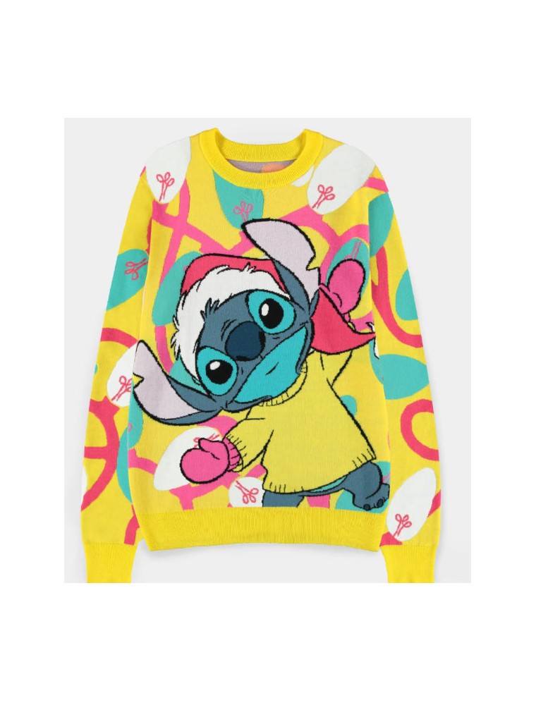 MAGLIONE NATALE LILO & STITCH FLUO XS DISNEY - ABBIGLIAMENTO