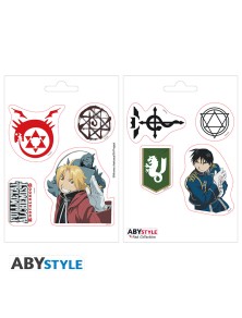 Fullmetal Alchemist - Adesivi - 16x11cm / 2 Fogli - Alchemists