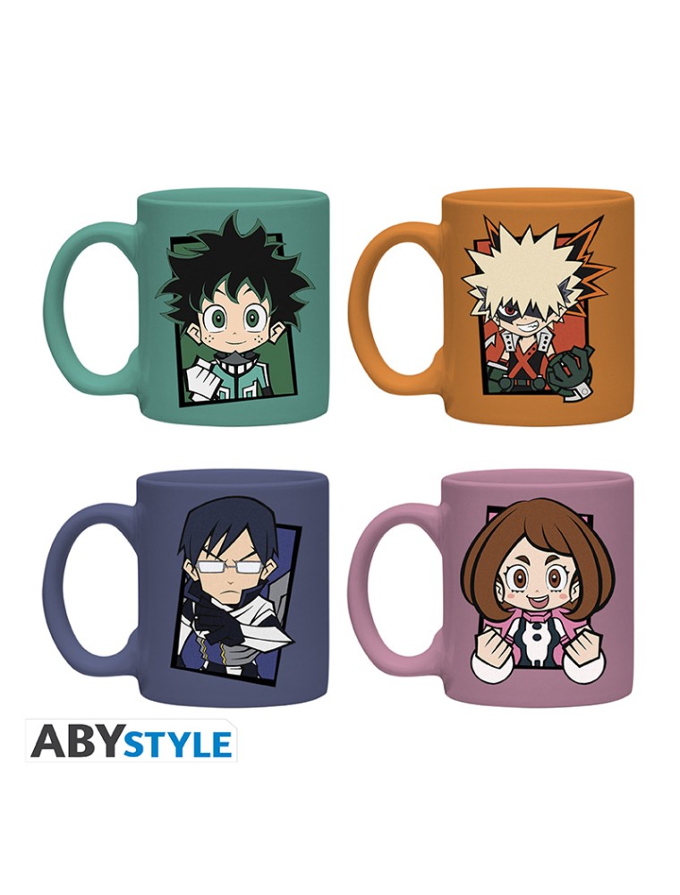 My Hero Academia - Set 4 Espresso Mugs - Chibi