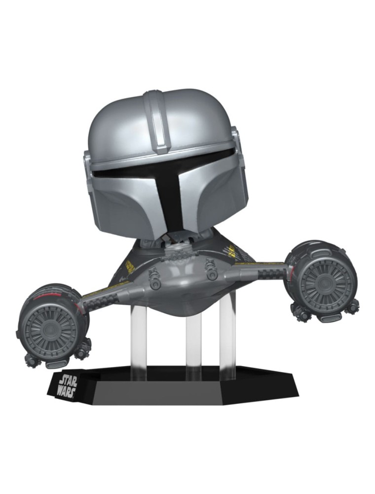 Star Wars: The Mandalorian Pop! Rides Vinile Figura Mandalorian In N1 Starfighter 15 Cm Funko