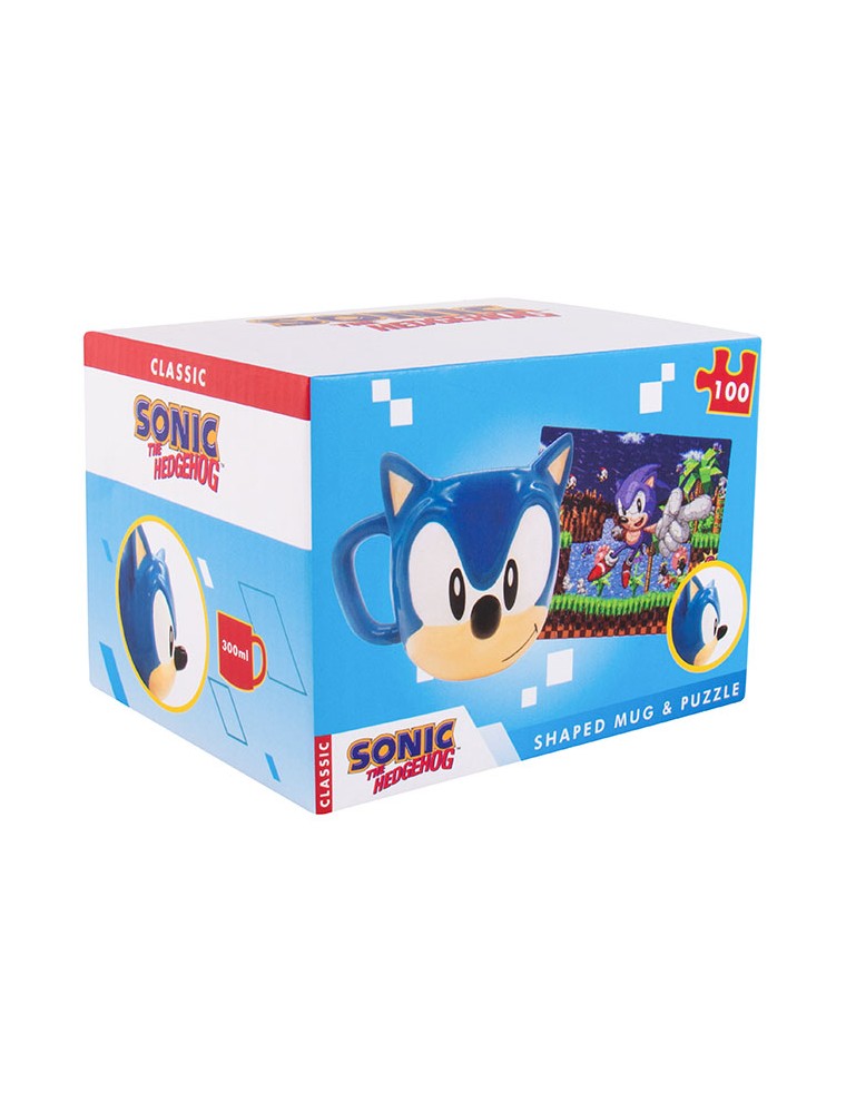 Regalo Set 2 In 1 Sonic Puzzle The Hedgehog - Gadget