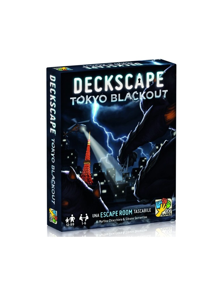 DECKSCAPE - TOKYO BLACKOUT Gioco da Tavolo