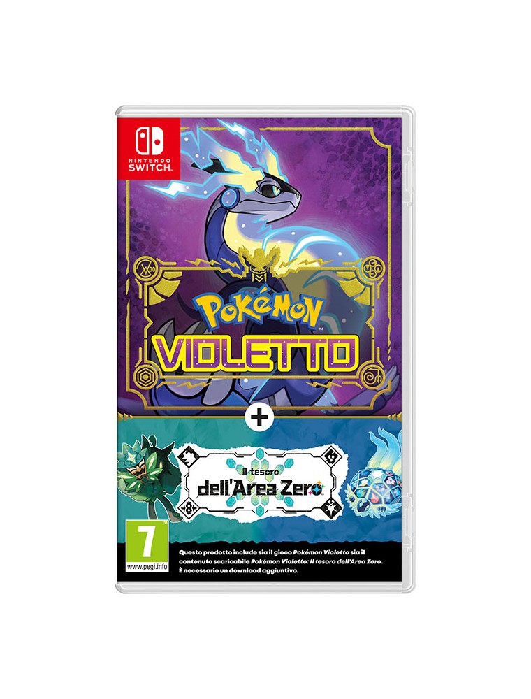 POKEMON VIOLETTO + PACK ESPANSIONE IL TESORO DELL'AREA ZERO AVVENTURA - NINTENDO SWITCH