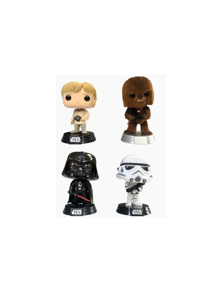 Star Wars Pop! Movies Vinile Figura 4-pack New Classics (fl) 9 Cm Funko