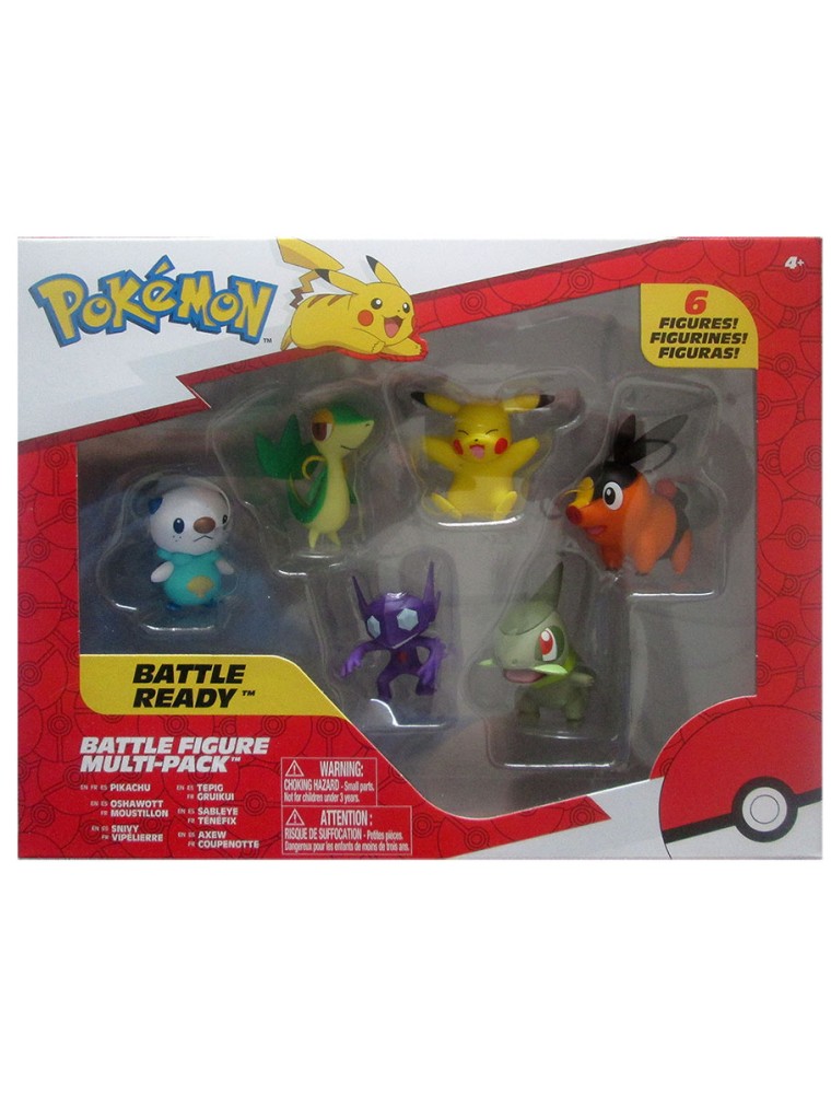 Pokemon Battle Figura Multi-pack Ready 6pz 5cm -3 - Figures