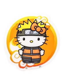 Naruto Shippuden X Hello Kitty Led Wall Lampada Light Hello Kitty Naruto 30 Cm Teknofun