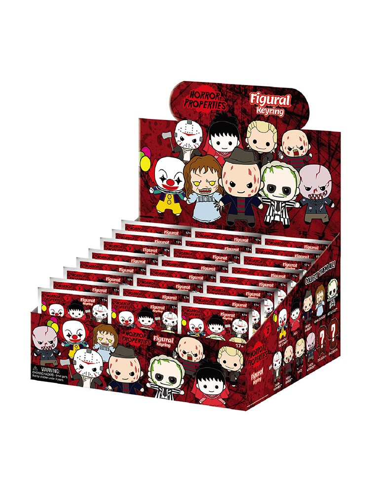 PORTACHIAVI CLIP HORROR MOVIES SERIE 2 DISPLAY 24PZ - HORROR