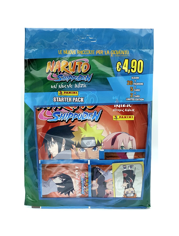 Panini Naruto Shippuden Adesivi Starter Set 2023 Anime Naruto - Carte Da Gioco/collezione