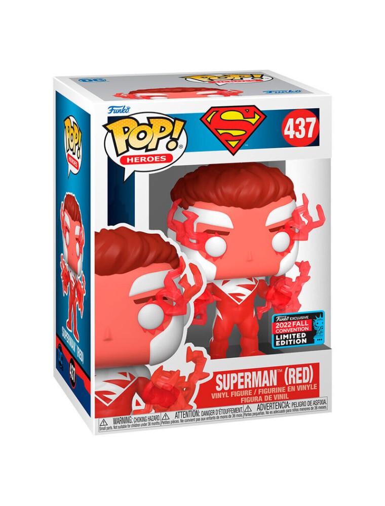 Pop Figura Dc Comics Superman - Superman Red Esclusiva Funko