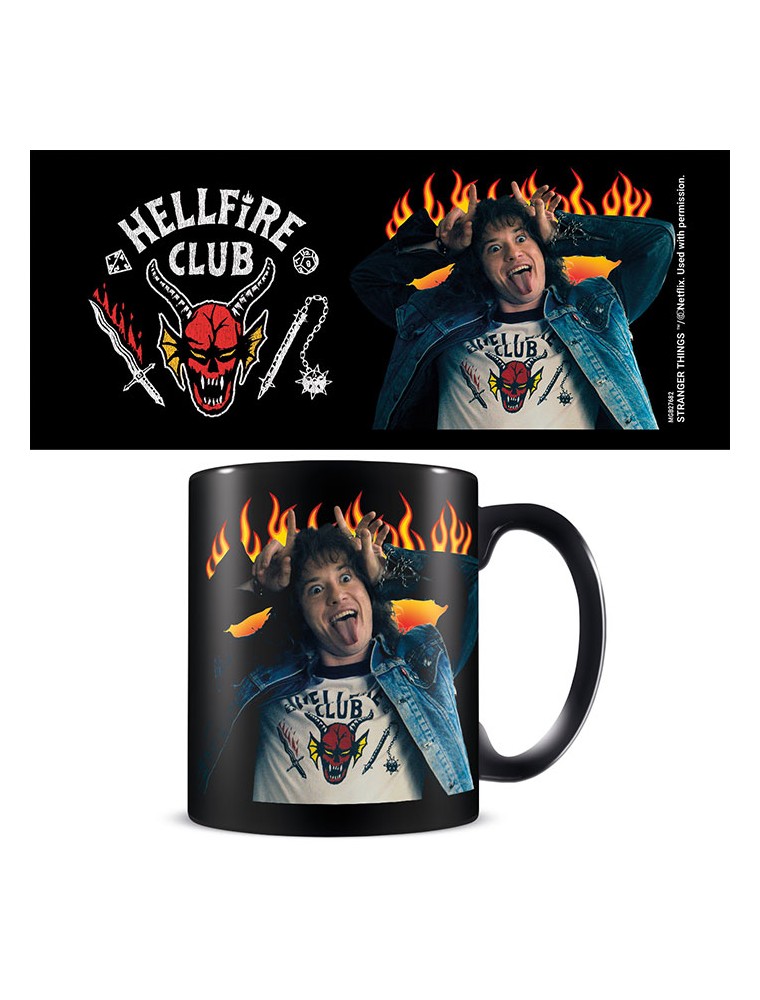 TAZZA STRANGER THINGS EDDIE HELLFIRE CLUB NERA TV SERIES STRANGER THINGS - GADGET