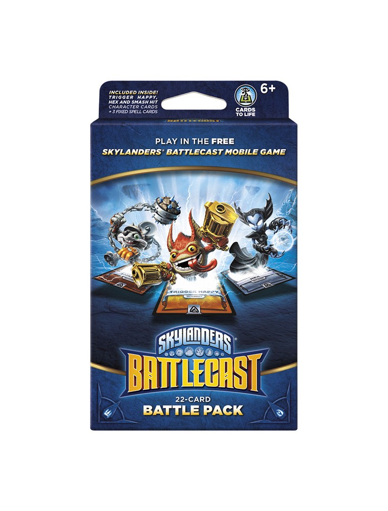 SKYLANDERS BATTLECAST - BATTLE PACK B CARTE SKYLANDERS BATTLECAST - CARTE DA GIOCO/COLLEZIONE