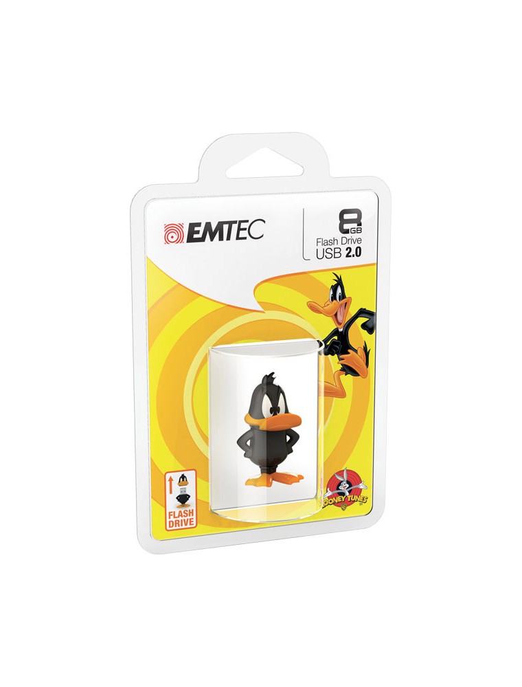 EMTEC USB KEY 8GB L.TUNES DAFFY DUCK 3D CHIAVETTE USB - MEMORIE