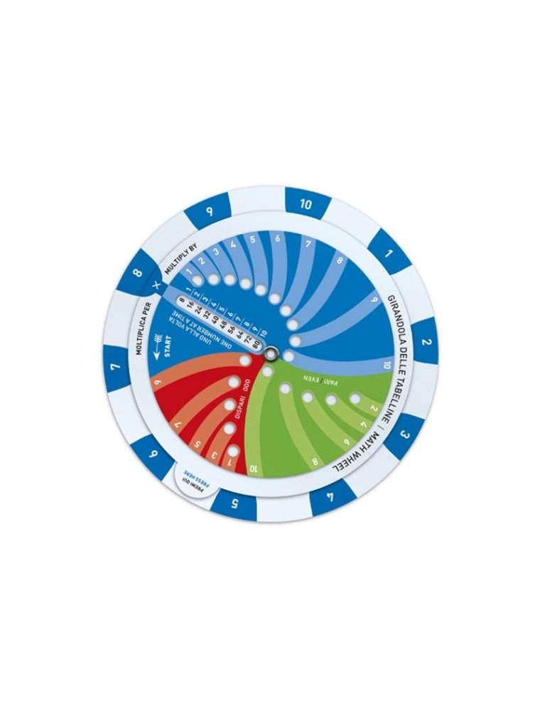 La Girandola delle Tabelline Ghenos Games Gioco da Tavolo