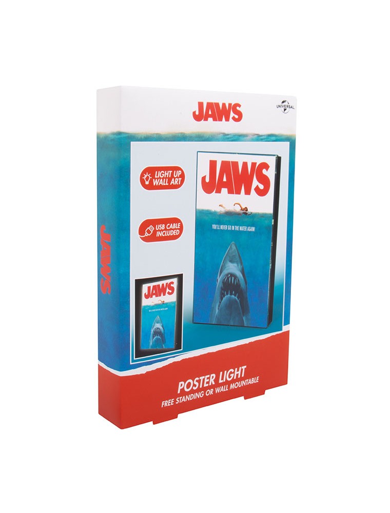 LAMPADA POSTER JAWS LO SQUALO HORROR - LAMPADE