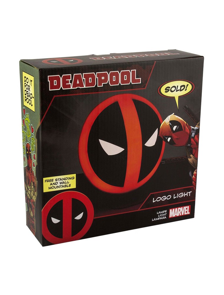 PALADONE LAMPADA MARVEL DEADPOOL LOGO MARVEL - LAMPADE