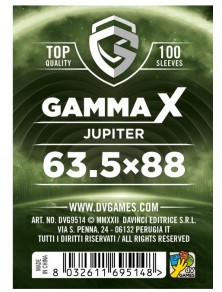 Gamma X Bustine Protettive Jupiter 63,5 x 88 mm Dv Giochi