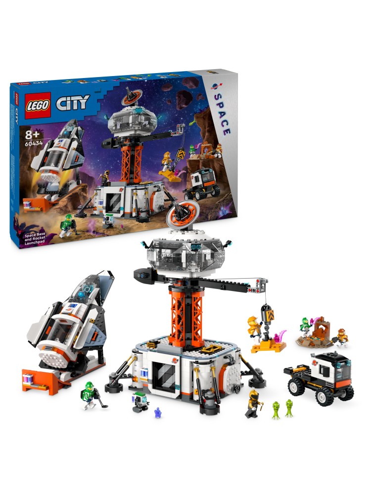 LEGO CITY 60434 - BASE SPAZIALE E PIATTAFORMA DI LANCIO