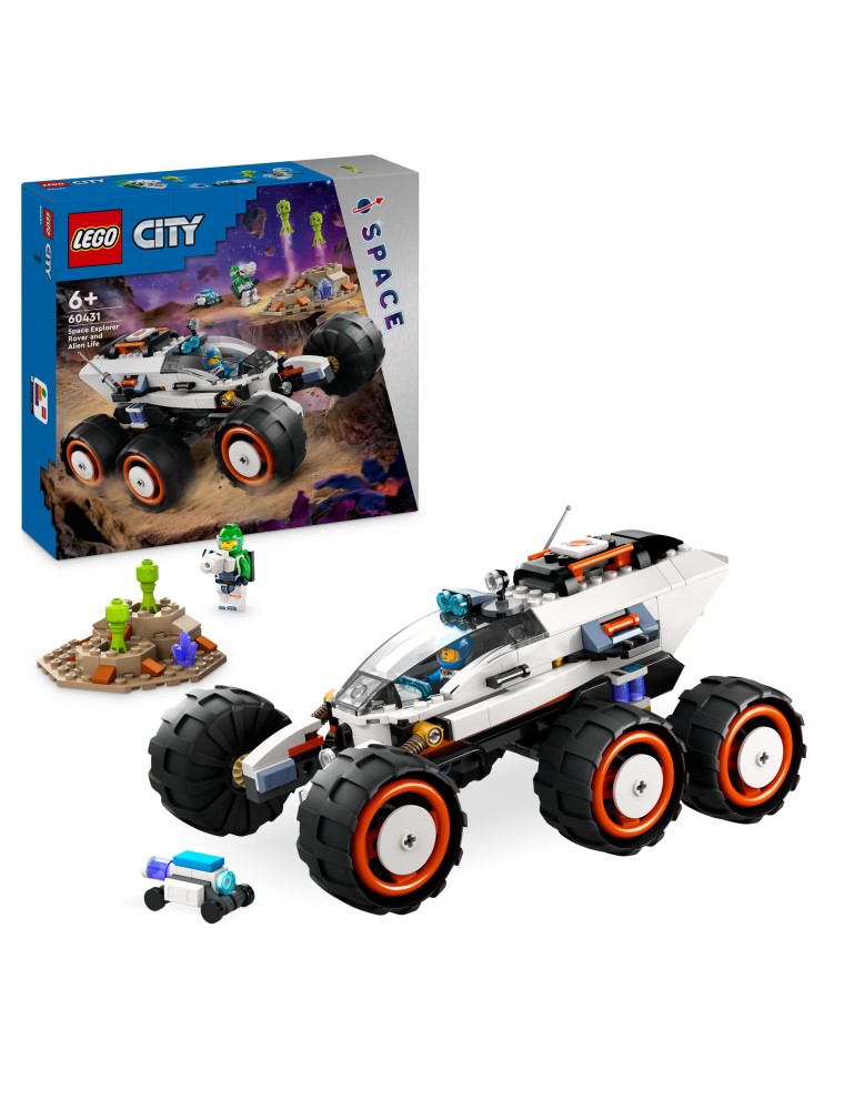 LEGO CITY 60431 - ROVER ESPLORATORE SPAZIALE E VITA ALIENA