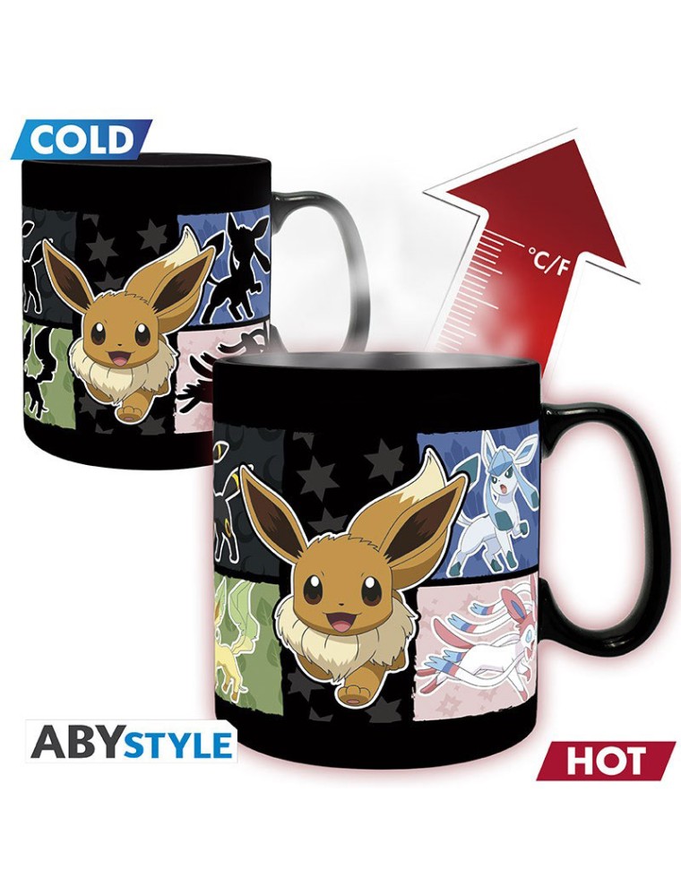 TAZZA CAMBIA COLORE POKEMON EEVEE EVOLUTIONS POKEMON - GADGET