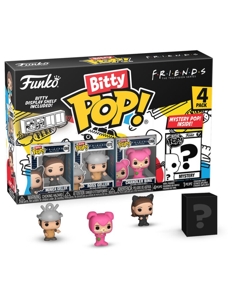 Blister 4 figures Bitty POP Friends Monica as Catwoman Funko