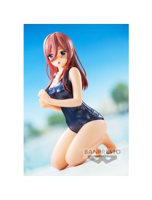 The Quintessential Quintuplets Movie Celestial Vivi School Style Miku Nakano Figura 12cm Banpresto