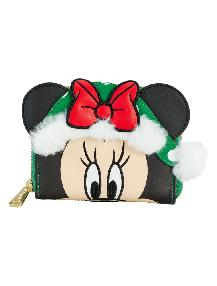 Disney By Loungefly Portafoglio Minnie Mouse Polka Dot Natale Heo Esclusiva Loungefly